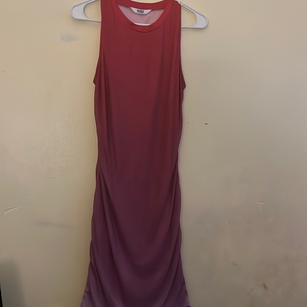 Beautiful Steve Madden cocktail dress. Color is pink and purple ombre.